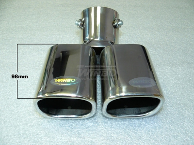 Peugeot 4008 (2012-) насадка глушителя из нержавеющей стали