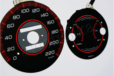 Honda CR-V I (97-01) светодиодные шкалы (циферблаты) на панель приборов - дизайн 2