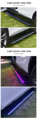 Ford EDGE PLUS (19-) выдвижные электропороги с LED подсветкой